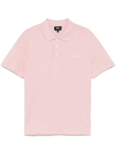 A.P.C. polo en coton - Rose - A.P.C. - Modalova