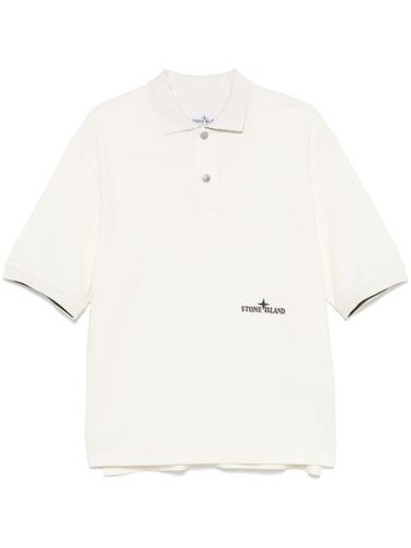 Polo à logo brodé - Stone Island - Modalova
