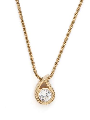 Collier à strass (années 1990-2000) - Christian Dior Pre-Owned - Modalova