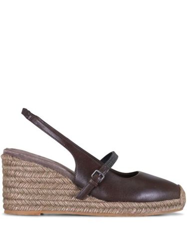 Espadrilles à talon compensé - Brunello Cucinelli - Modalova