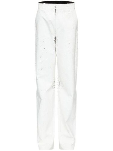 Pantalon à effet enduit - MM6 Maison Margiela - Modalova