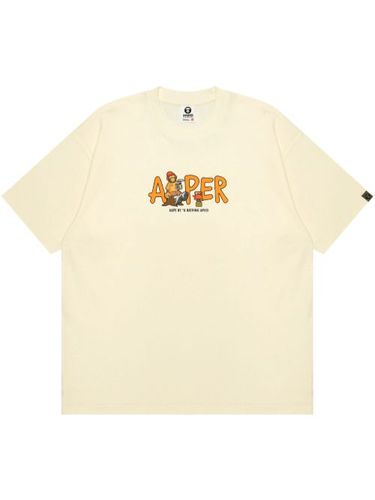 T-shirt à logo imprimé - AAPE BY *A BATHING APE® - Modalova