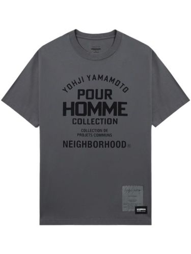X Neighborhood t-shirt à slogan imprimé - Yohji Yamamoto - Modalova