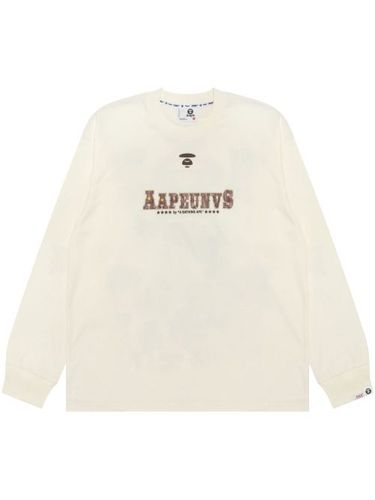 T-shirt à imprimé texte - AAPE BY *A BATHING APE® - Modalova