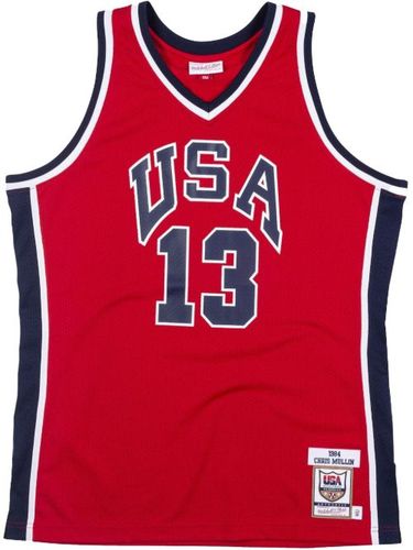 Maillot authentique Chris Mullin USA Basketball University Red (1984) - Mitchell & Ness - Modalova