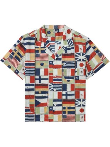 Chemise en lin à drapeau imprimé - BODE - Modalova