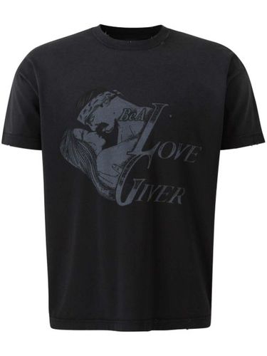 T-shirt en coton à imprimé graphique - Willy Chavarria - Modalova