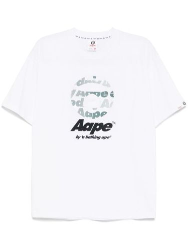 T-shirt à logo imprimé - AAPE BY *A BATHING APE® - Modalova