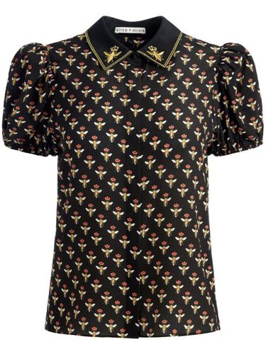 Alice + olivia blouse Willa - Noir - alice + olivia - Modalova