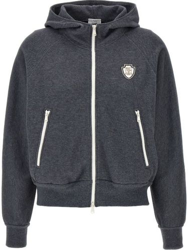 Hoodie à logo appliqué - Brunello Cucinelli - Modalova