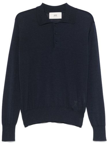 Polo en maille fine - AMI Paris - Modalova