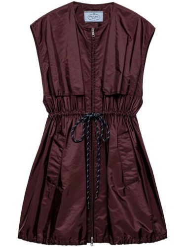 Robe courte en nylon recyclé - Prada - Modalova