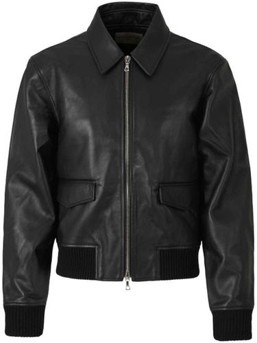 Veste bomber en cuir - Officine Generale - Modalova