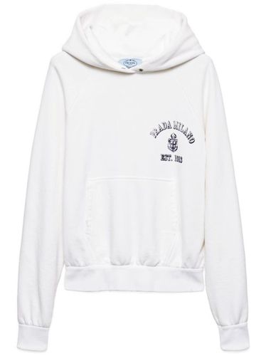 Hoodie à logo imprimé - Prada - Modalova