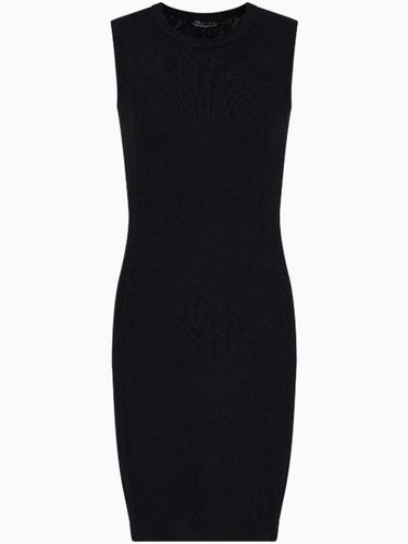 Robe en maille monogrammée - Armani Exchange - Modalova