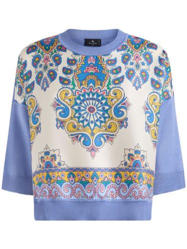 T-shirt imprimé en maille - ETRO - Modalova