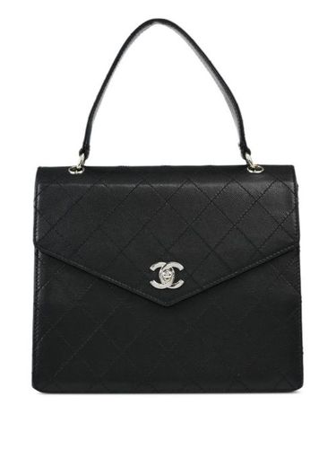 Sac à main à fermoir loquet CC (1998) - CHANEL Pre-Owned - Modalova