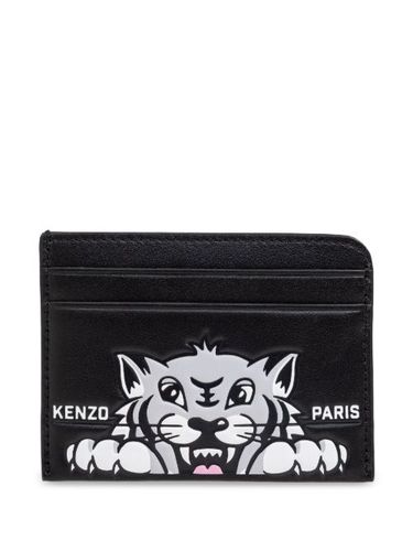 Porte-cartes Varsity en cuir - Kenzo - Modalova