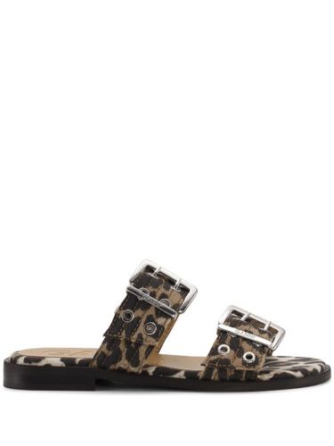 Sandales à détails de boucles - GANNI - Modalova