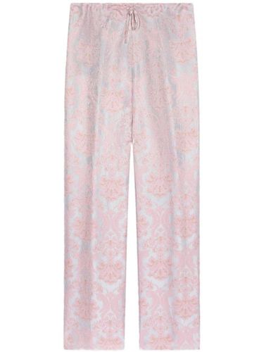 Pantalon slim en jacquard - DRIES VAN NOTEN - Modalova