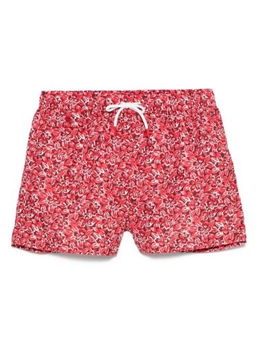 Short de bain à fleurs - Kiton - Modalova