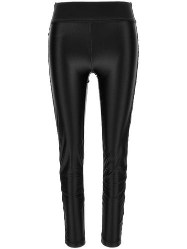 Legging en cuir artificiel - Versace Jeans Couture - Modalova