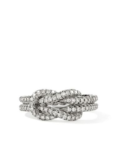 Bague Love Knot en sterling pavée de diamants - John Hardy - Modalova