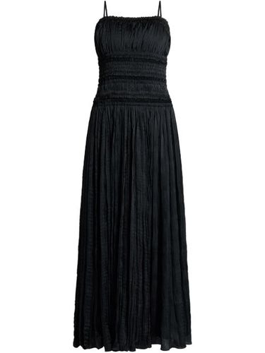 Aje robe mi-longue froncée - Noir - Aje - Modalova