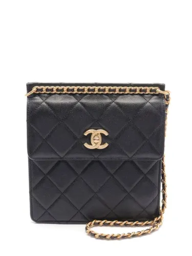 Sac porté épaule à design matelassé (2021) - CHANEL Pre-Owned - Modalova