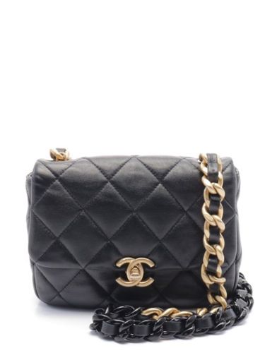 Mini sac porté épaule Candy à détail de chaîne (2021) - CHANEL Pre-Owned - Modalova