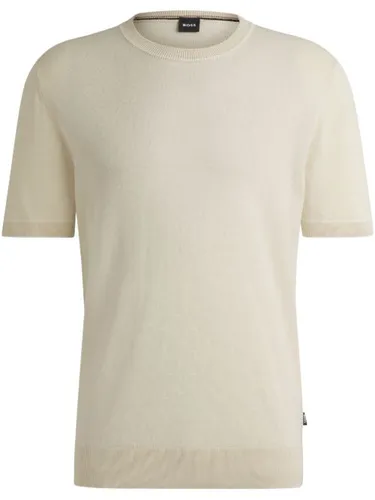 T-shirt en maille - BOSS - Modalova