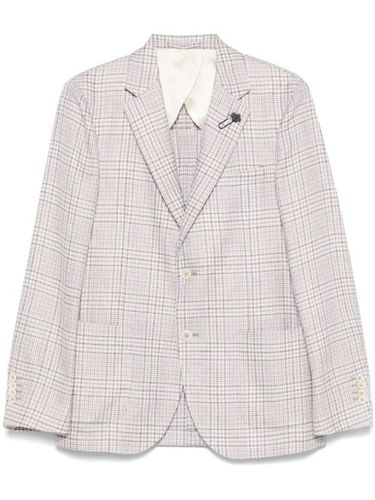 Blazer à détail de broche - Lardini - Modalova