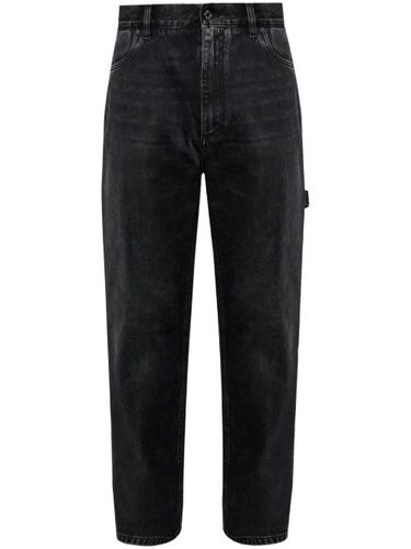 Jean droit à détail appliqué - Dolce & Gabbana - Modalova