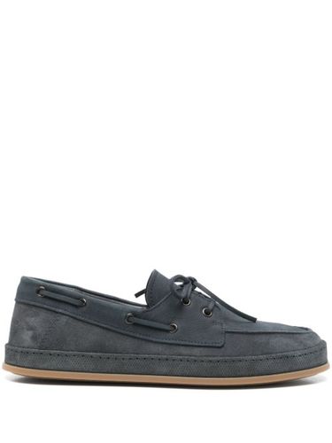 Hogan chaussures bateau H683 - Bleu - Hogan - Modalova
