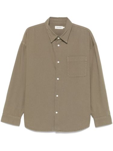 FRAME chemise en coton - Vert - FRAME - Modalova