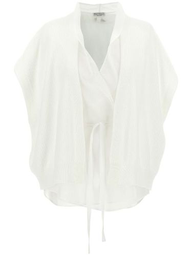 Blouse cache-cœur à design superposé - Brunello Cucinelli - Modalova