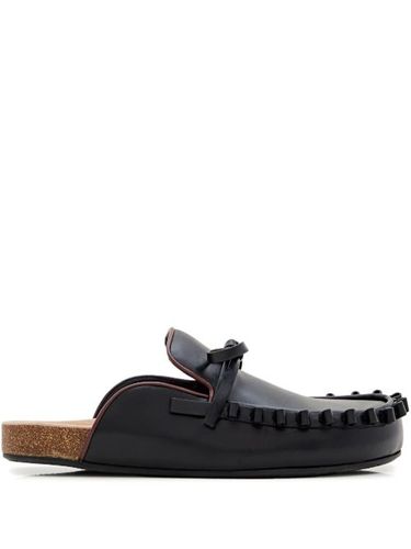 Mules en cuir à détail de nœud - JW Anderson - Modalova