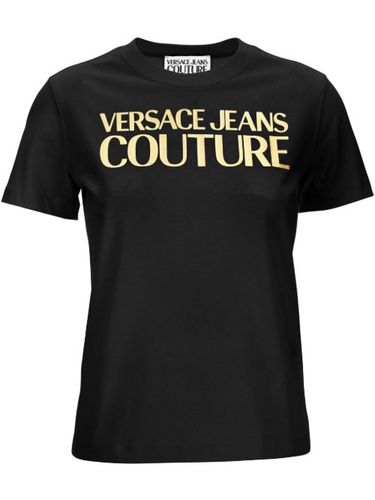 T-shirt en coton à logo imprimé - Versace Jeans Couture - Modalova