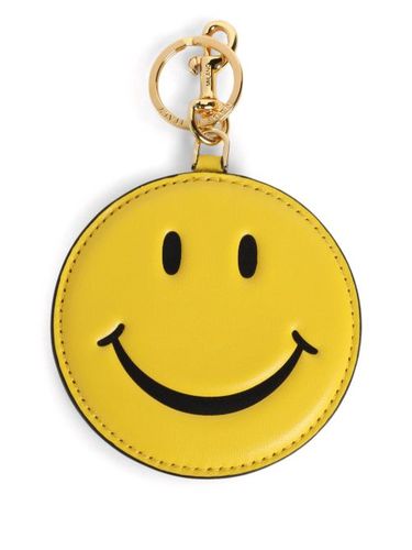 Porte-clés en cuir à visage Smiley - Moschino - Modalova