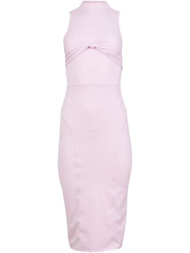 Robe mi-longue en jersey à détail noué - Fleur Du Mal - Modalova