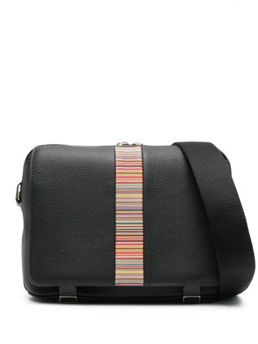 Sacoche en cuir à bords rayés signature - Paul Smith - Modalova
