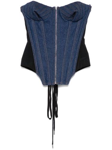 Corset en jean - Jean Paul Gaultier - Modalova