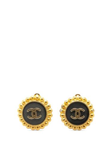 Boucles d'oreilles CC Button (1995) - CHANEL Pre-Owned - Modalova