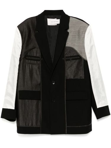 Blazer à design patchwork - Feng Chen Wang - Modalova