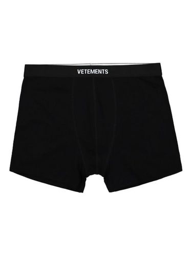 Boxer à taille à logo - VETEMENTS - Modalova