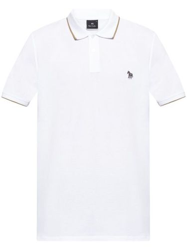Polo à appliqué zèbre - PS Paul Smith - Modalova