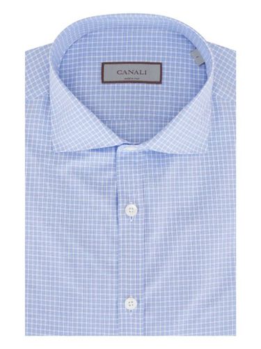 Canali chemise à carreaux - Bleu - Canali - Modalova