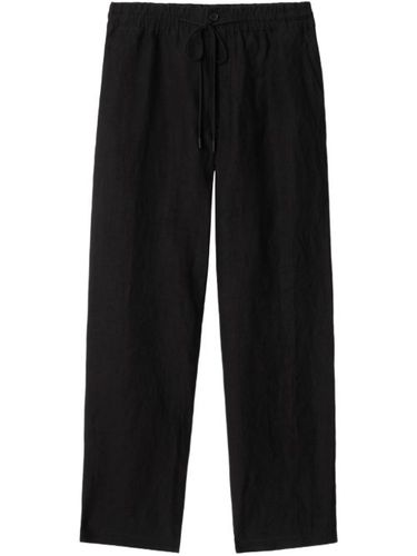 Pantalon en lin à coupe droite - Burberry - Modalova