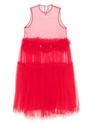 Robe en tulle à coupe mi-longue - Noir Kei Ninomiya - Modalova
