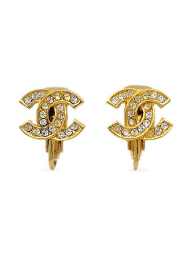 Boucles d'oreilles à clip CC (années 1990-2000) - CHANEL Pre-Owned - Modalova